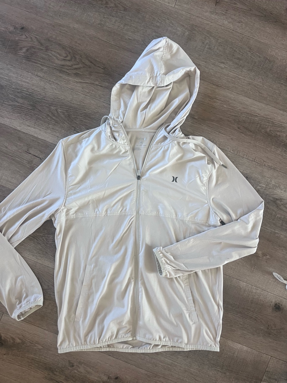 Light Cream Hooded Zip Jacket - Hurley